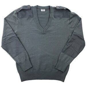Austrian Army Sweater Vintage Military Wool Blend 2000s "5/108" Men's Large